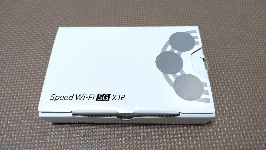 【新品未使用】NEC Speed Wi-Fi 5G X12 WiMAX 本体