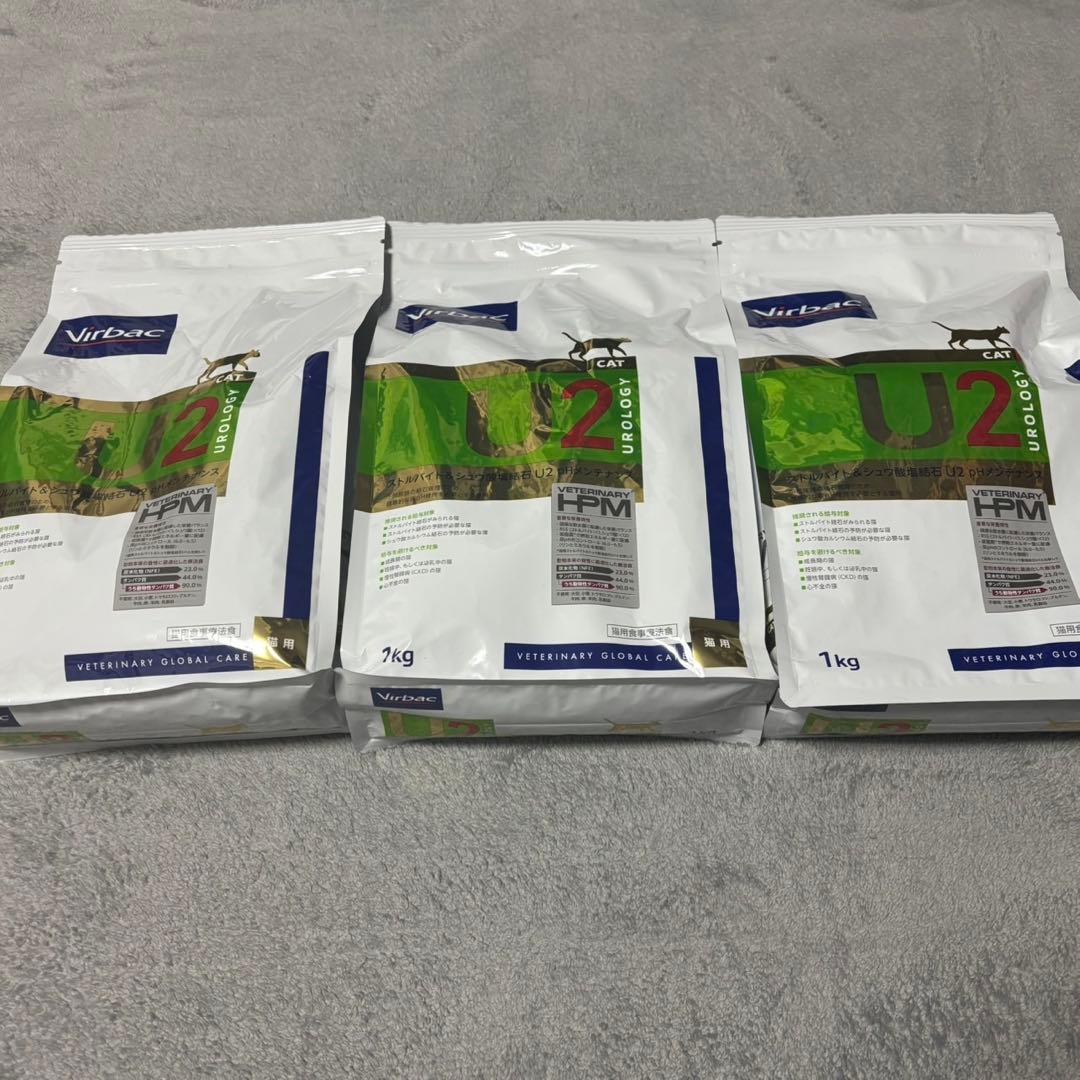 Virbac U2 UROLOGY 療法食 1kg×3袋　80g×3袋