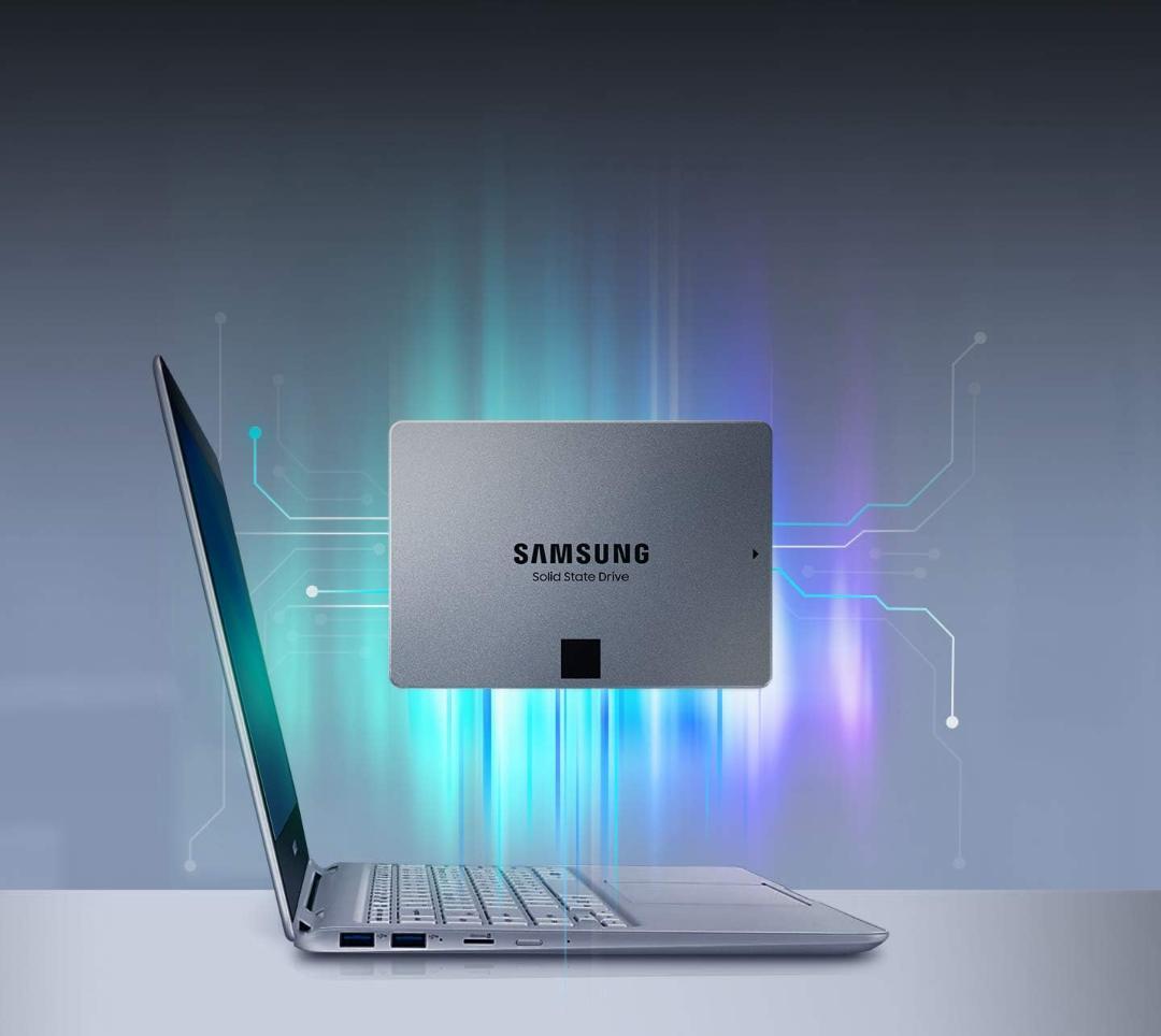 Samsung 860 QVO 1TB SATA 2.5 内蔵 SSD 使用少⑭
