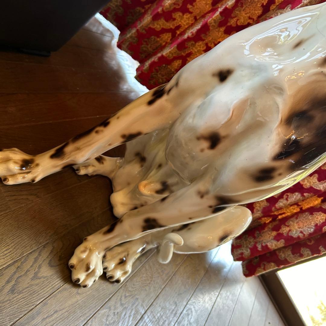 △ 犬　置物　陶器　インテリア　オブジェ　豪華