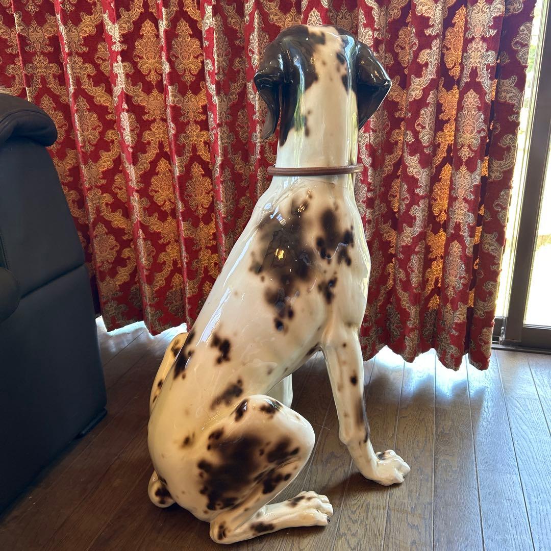 △ 犬　置物　陶器　インテリア　オブジェ　豪華