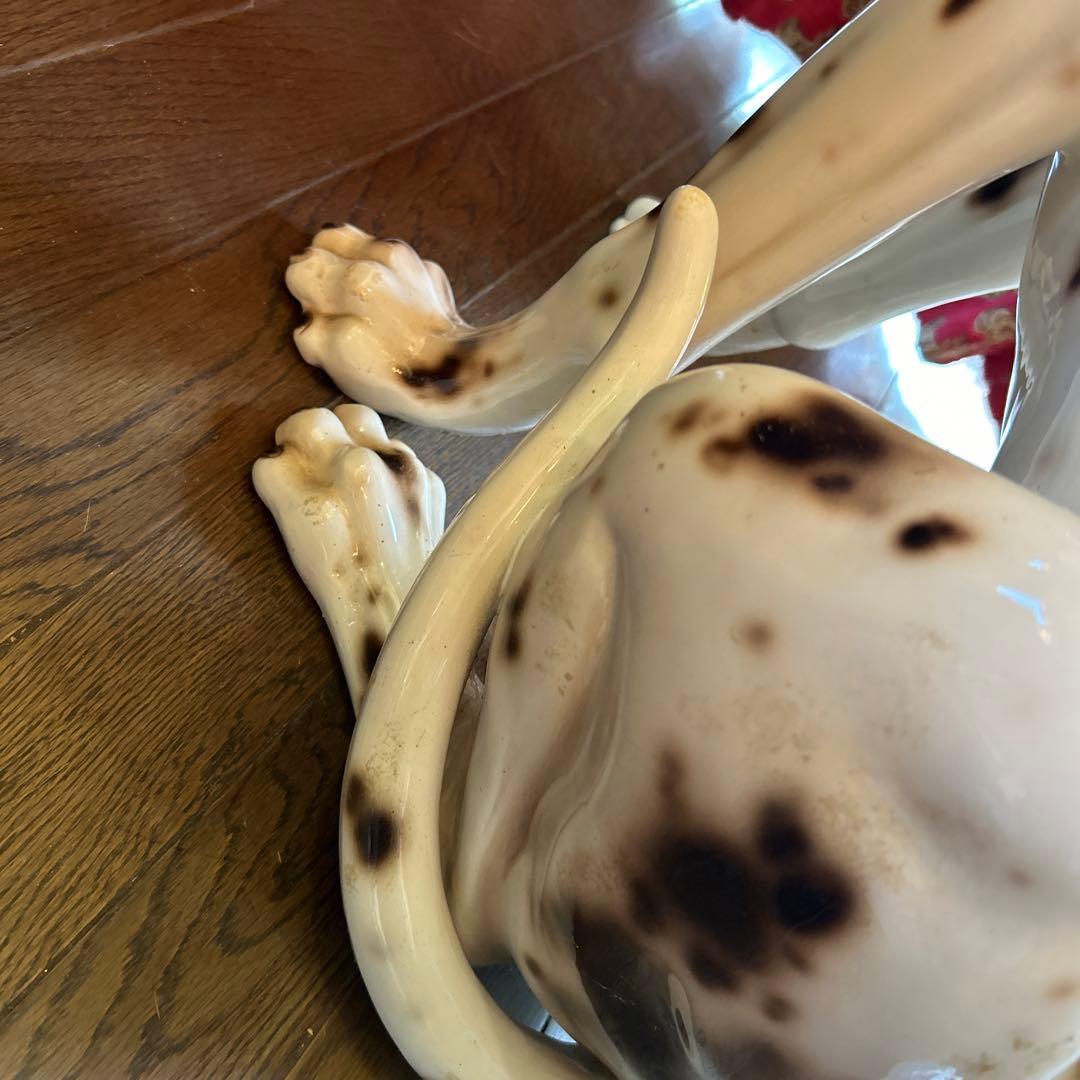 △ 犬　置物　陶器　インテリア　オブジェ　豪華