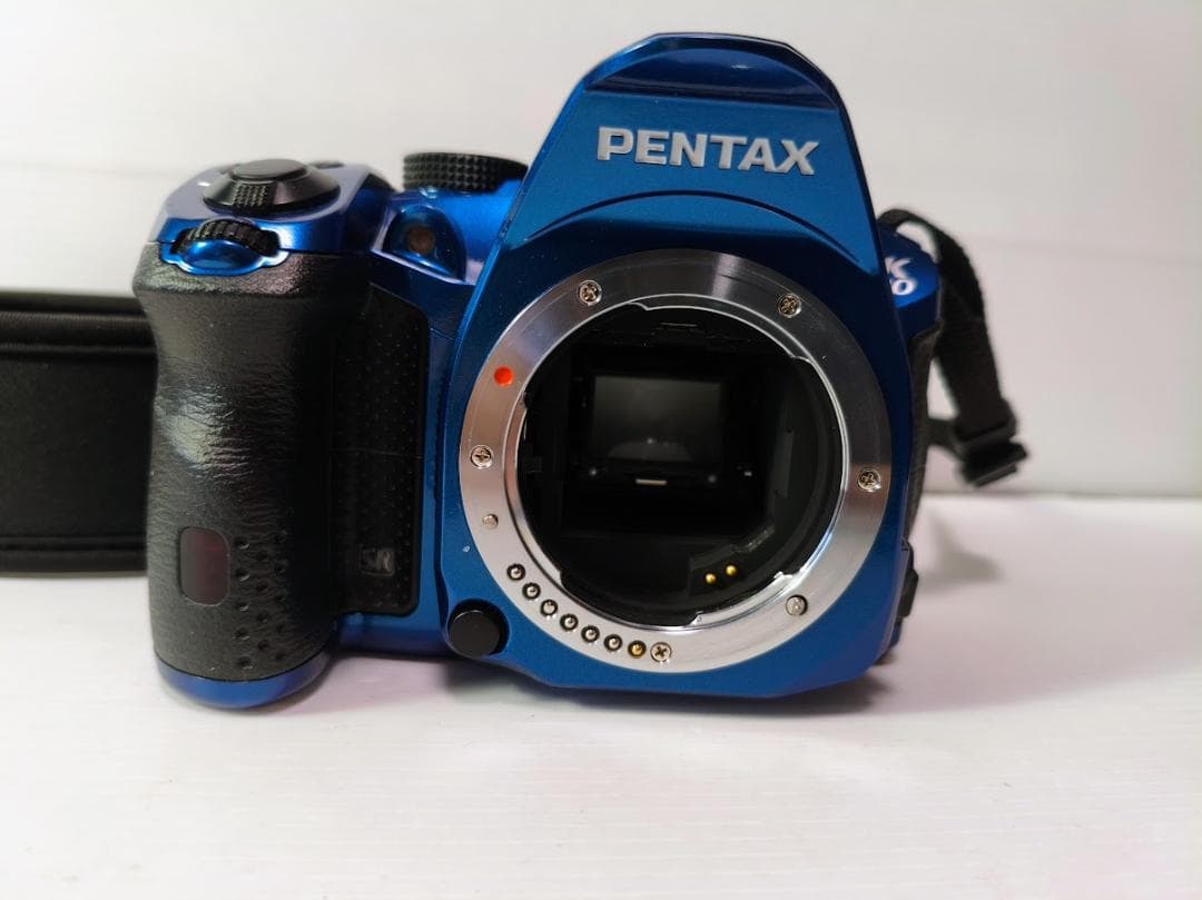 【H2さん専用出品】【黒死病対策】【内臓電池交換】PENTAX K-30青