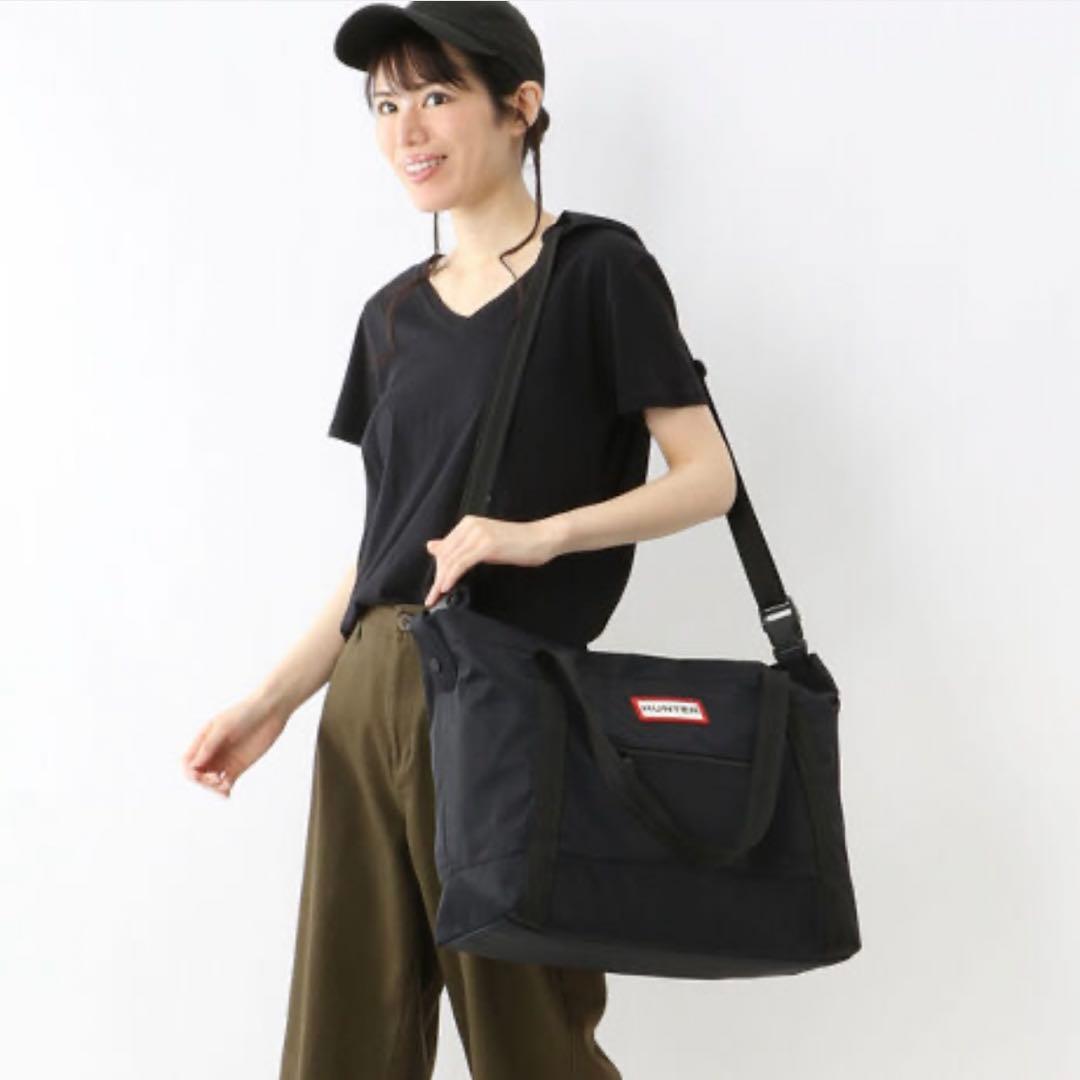 HUNTER ハンター ナイロントップクリップ トート ラージ
