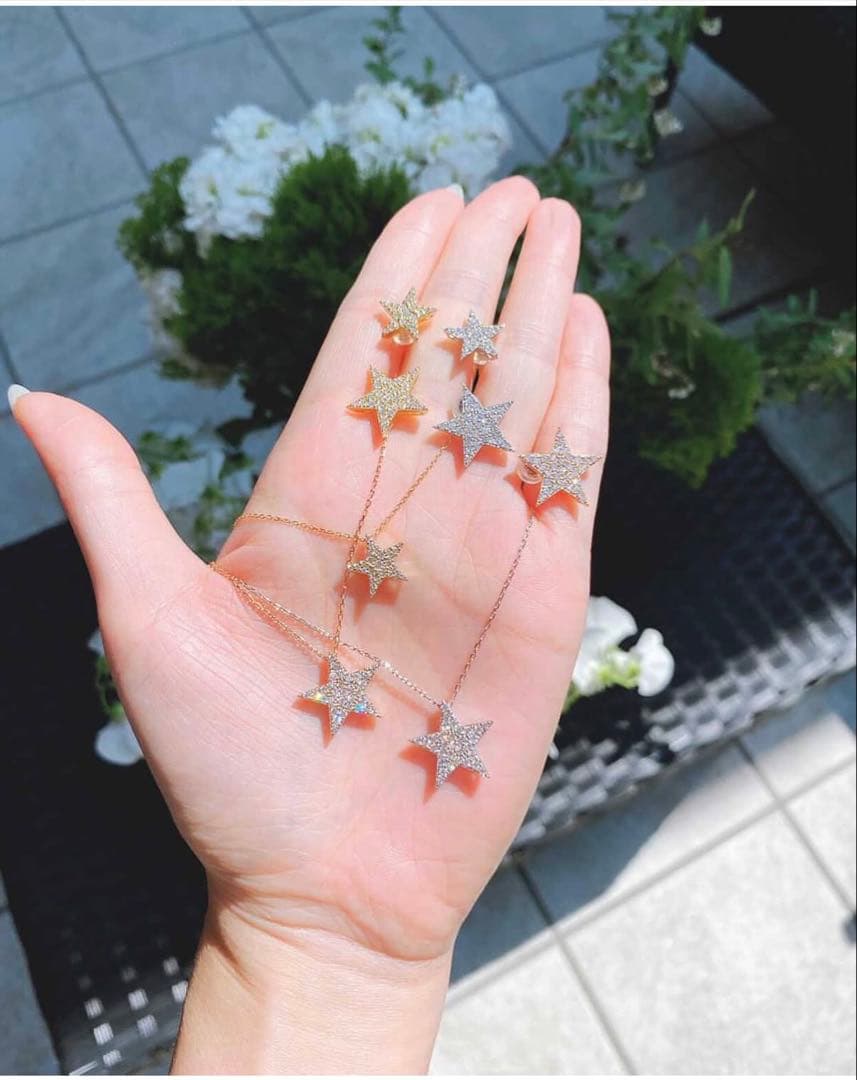 LKサロン　星型ピアス(片耳用)