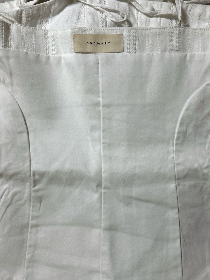 【値下げ中】andmary Emma lace tops white