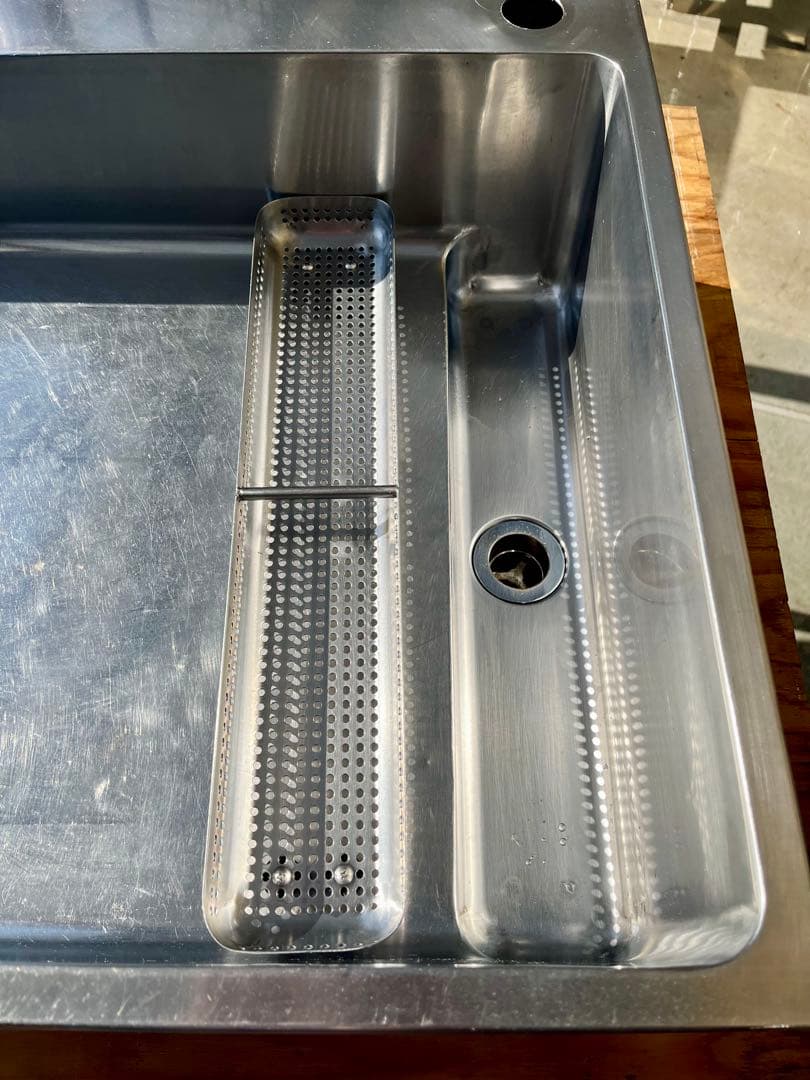 ステンレス1槽シンクトップ 流し台 780×600×250