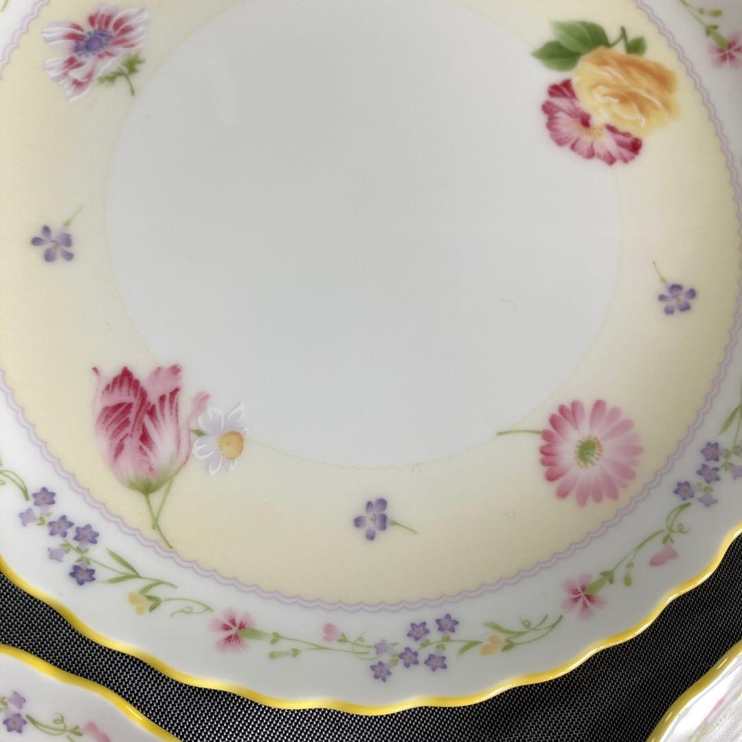 ノリタケ　ジュヌフレール　パーティーセット　プレート　ケーキ皿　取り皿　花