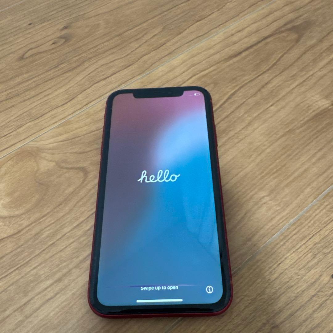 お*り様 iPhone XR レッド 128GB 液晶漏れあり