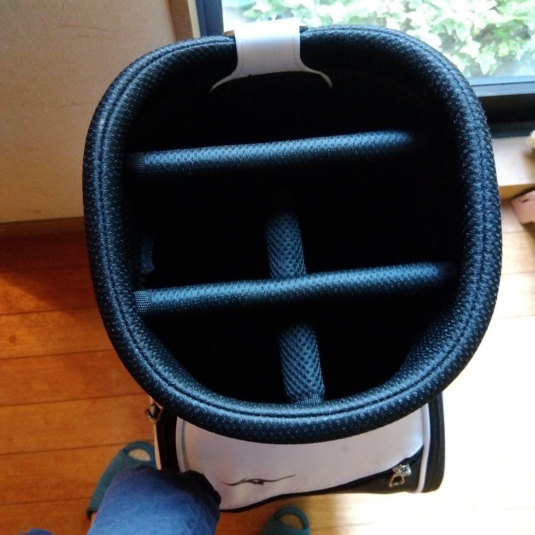 Mizuno キャディバッグ 5LJC23G1 01 ホワイト×ブラック