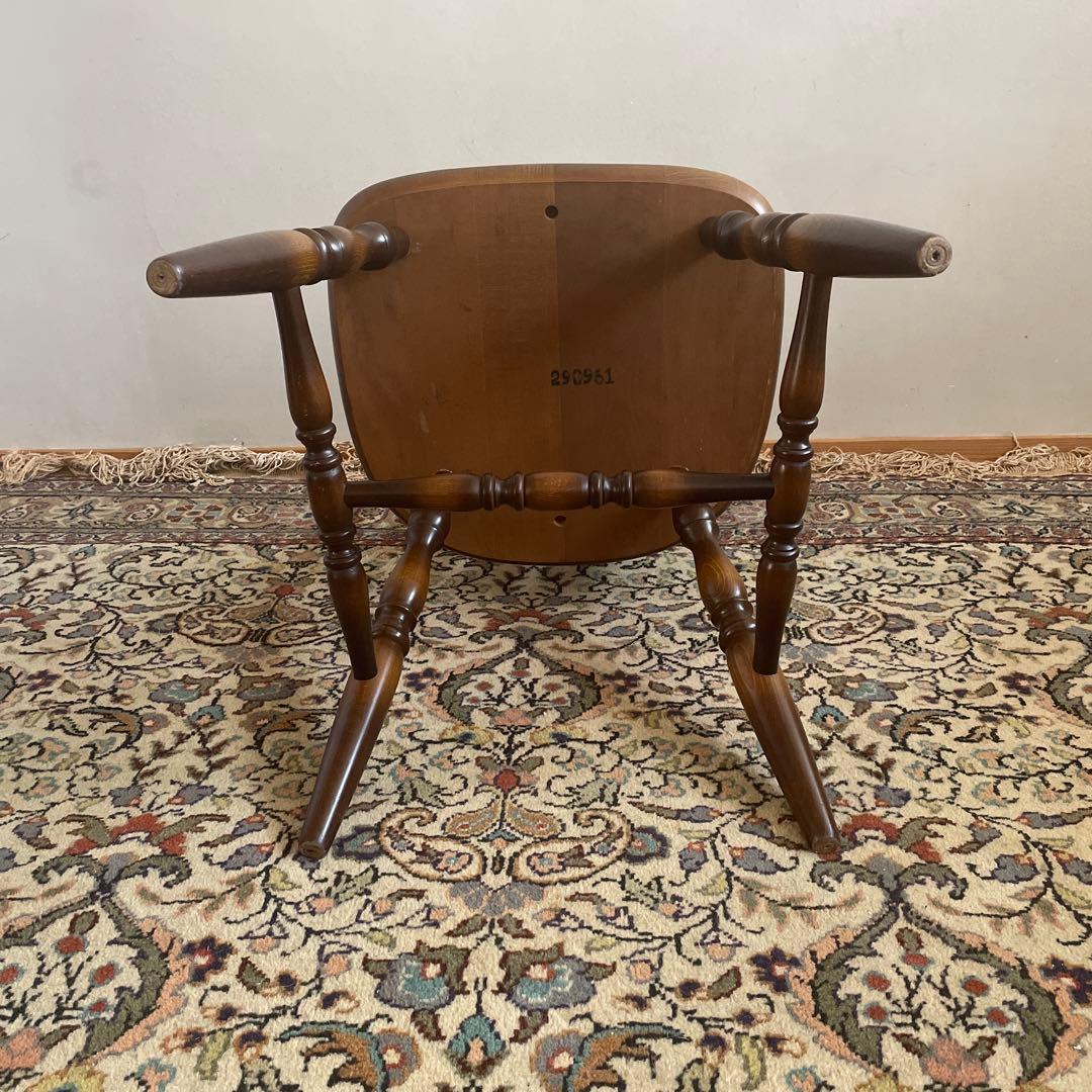 ②【美品】キツツキ 飛騨産業 ダイニングチェア　ウィンザーチェア　コムバック