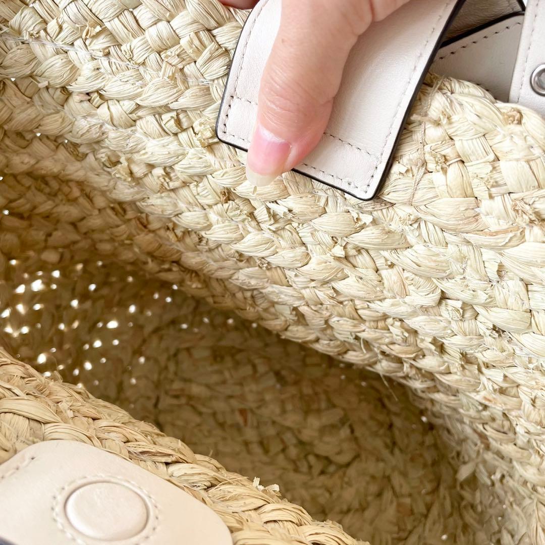 【ほぼ新品】COACH かごバッグ 2way ハンドバッグ スモール トート