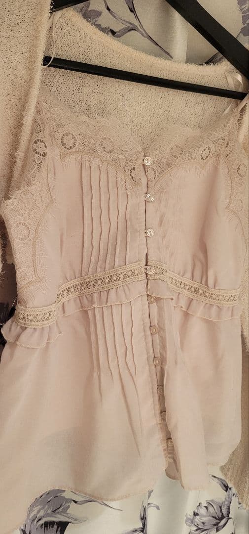 【SNIDEL】ボレロ&レースキャミセットアップ