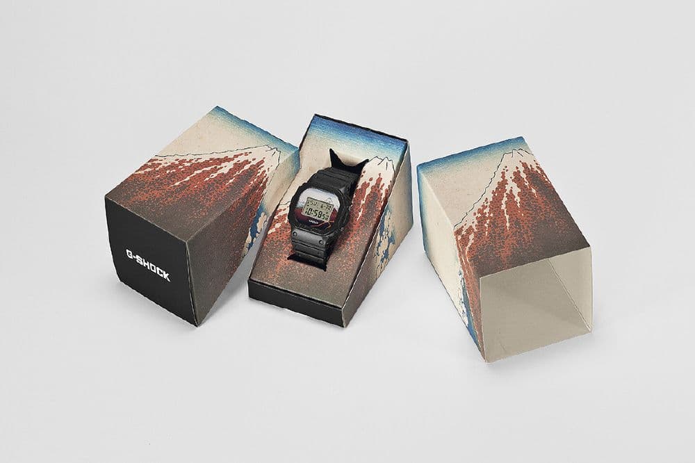 G-SHOCK 葛飾北斎 山下時雨 DW-5600KHSH25-1JR