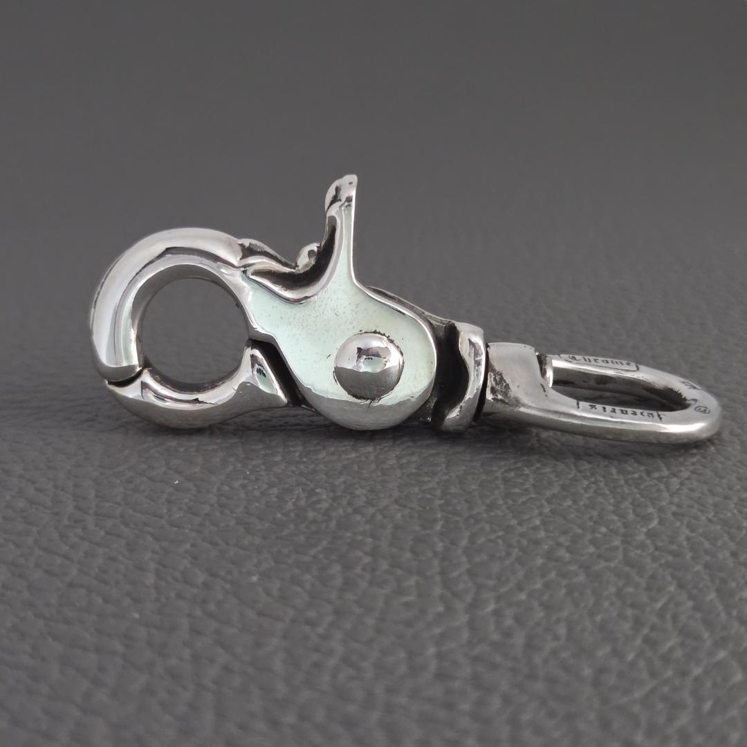 CHROME HEARTS クロムハーツ スイベル クリップ キーリング 925