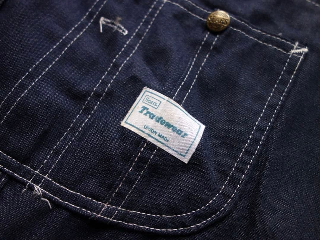 80s Sears オーバーオール 40 シアーズ デニム USA製