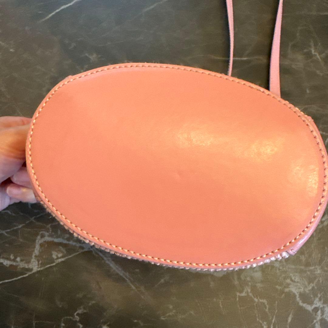 MARNI ピンク かごバッグ