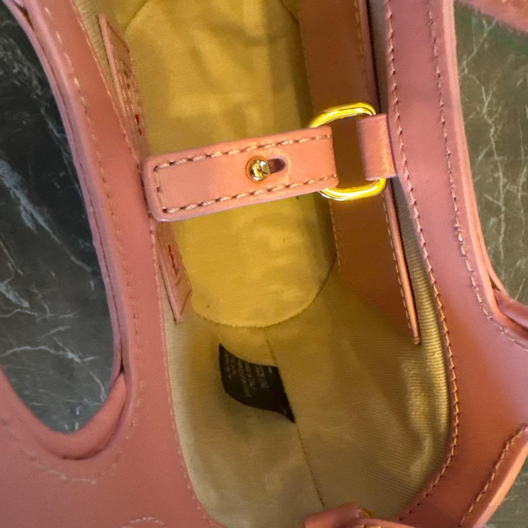 MARNI ピンク かごバッグ