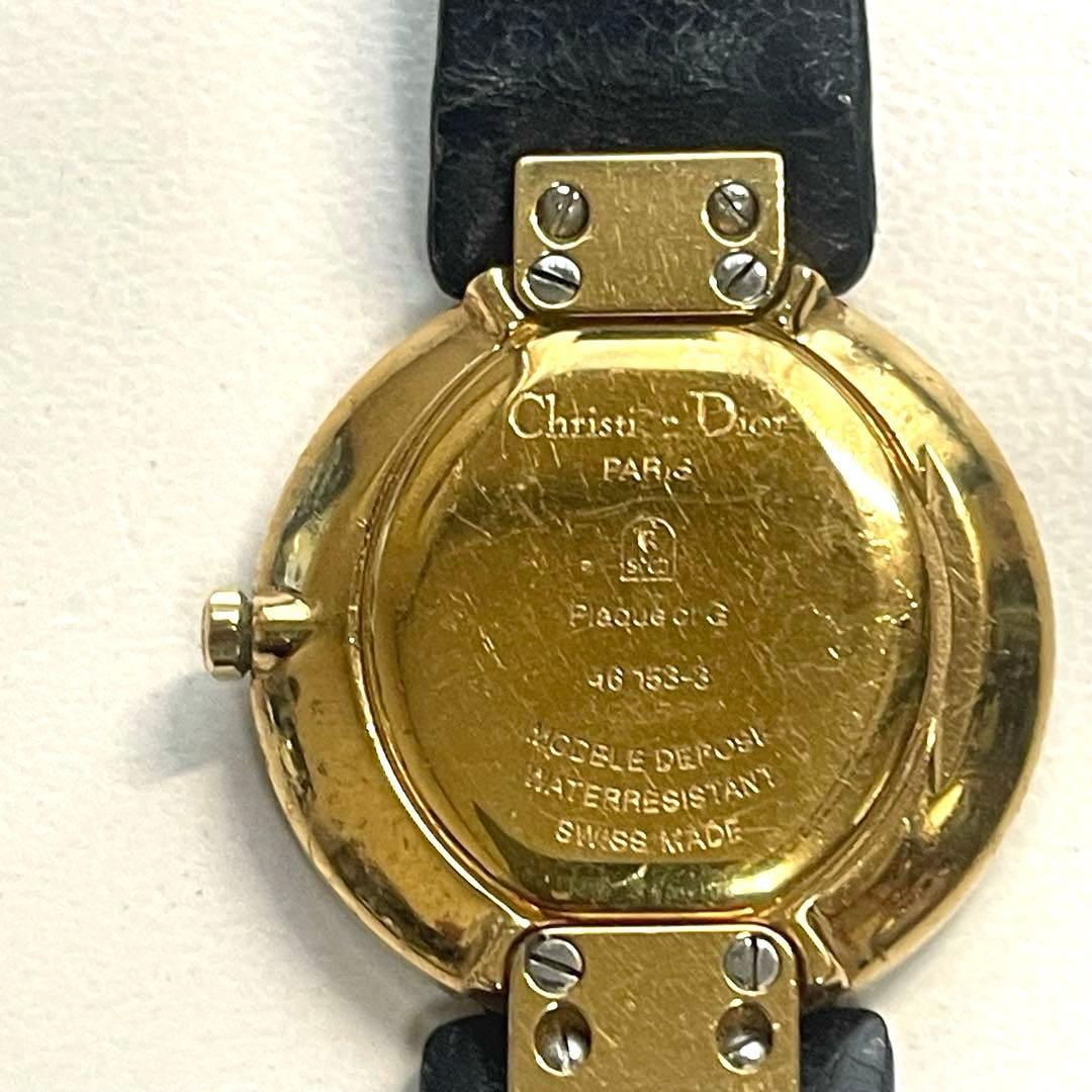 稼動品　Christian Dior ディオール　クォーツ時計 黒