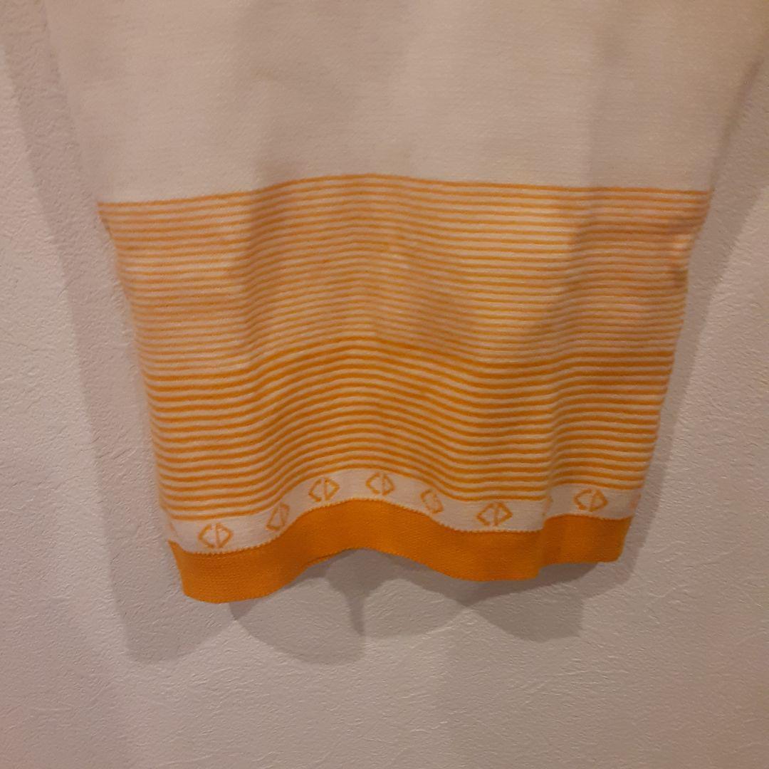 クリスチャン・ディオール CD タンクトップ オレンジ 水着 キャミソール