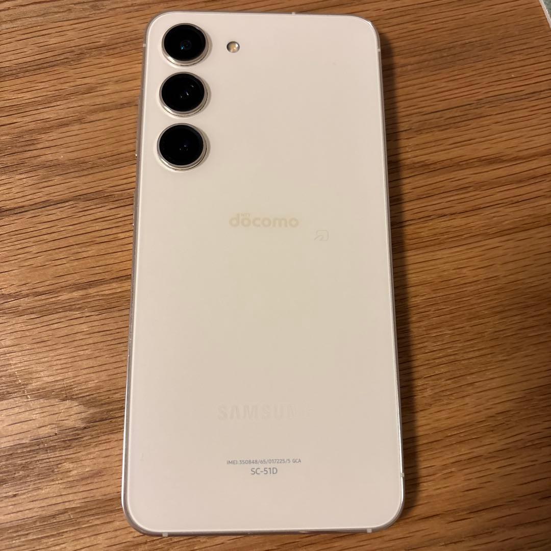 【美品】Galaxy S23➕ケース➕フィルム SC-51D ホワイト