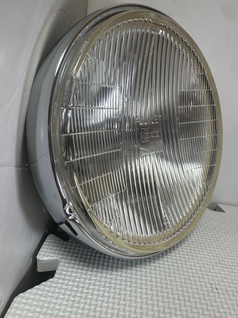 新品当時物シビエスーパーオスカー180πシビエ凹レンズ付ヘッドライト/マーシャル