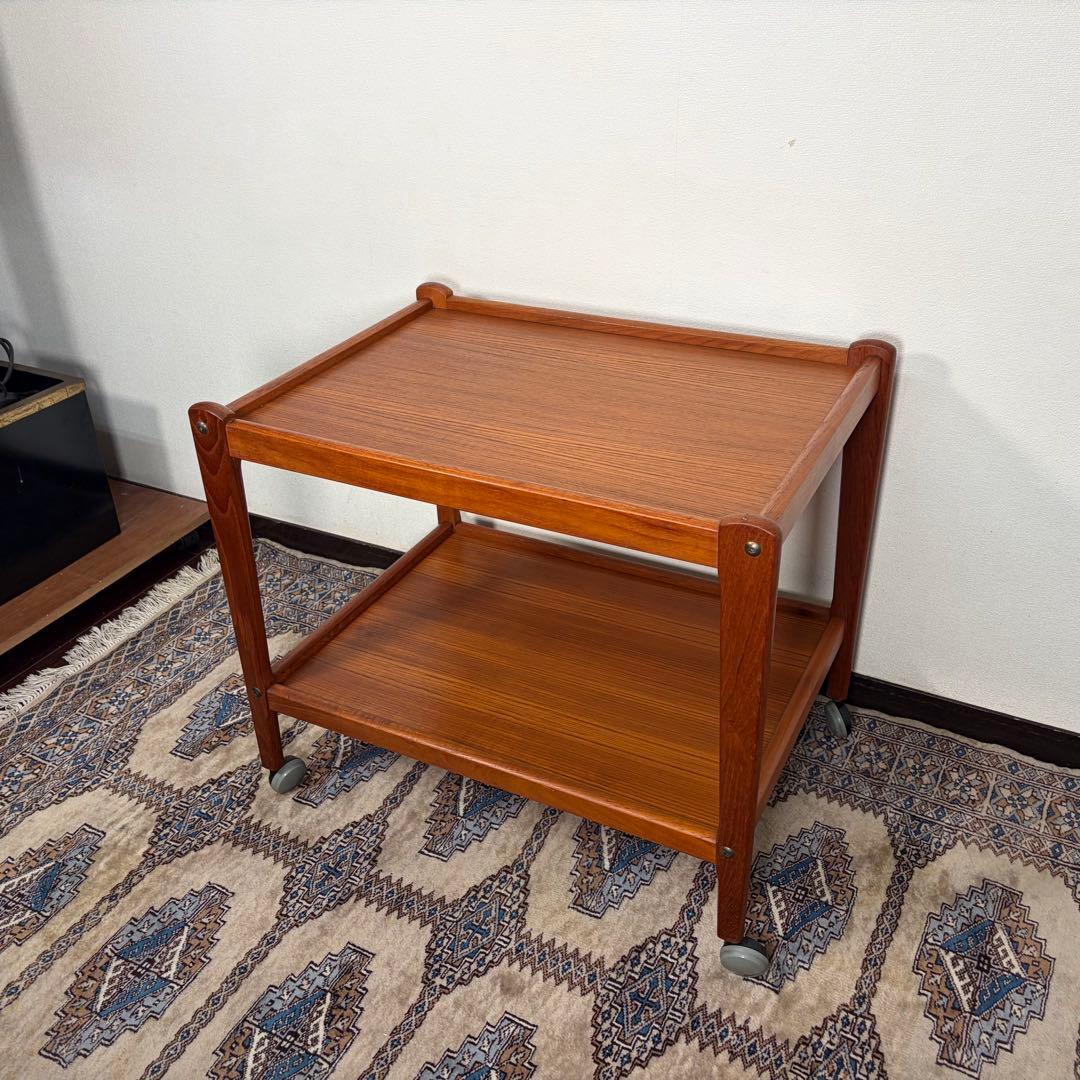 デンマーク チーク材 トロリー BRDR.FURBO ワゴン 60sヴィンテージ