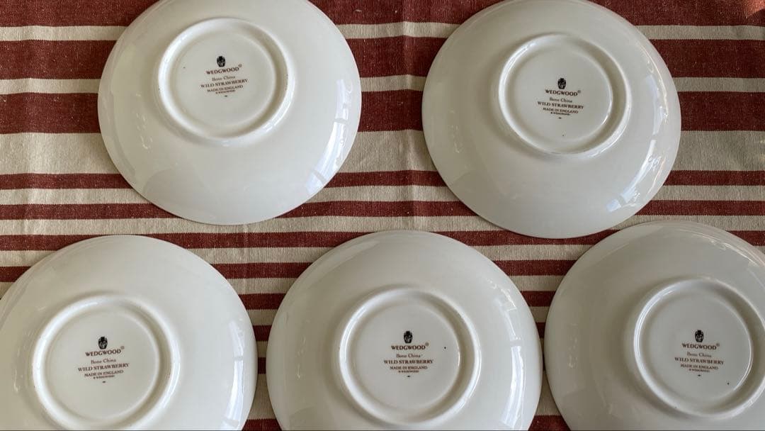  ウェッジウッド　7点 ワイルドストロベリー　ティーセット　お皿