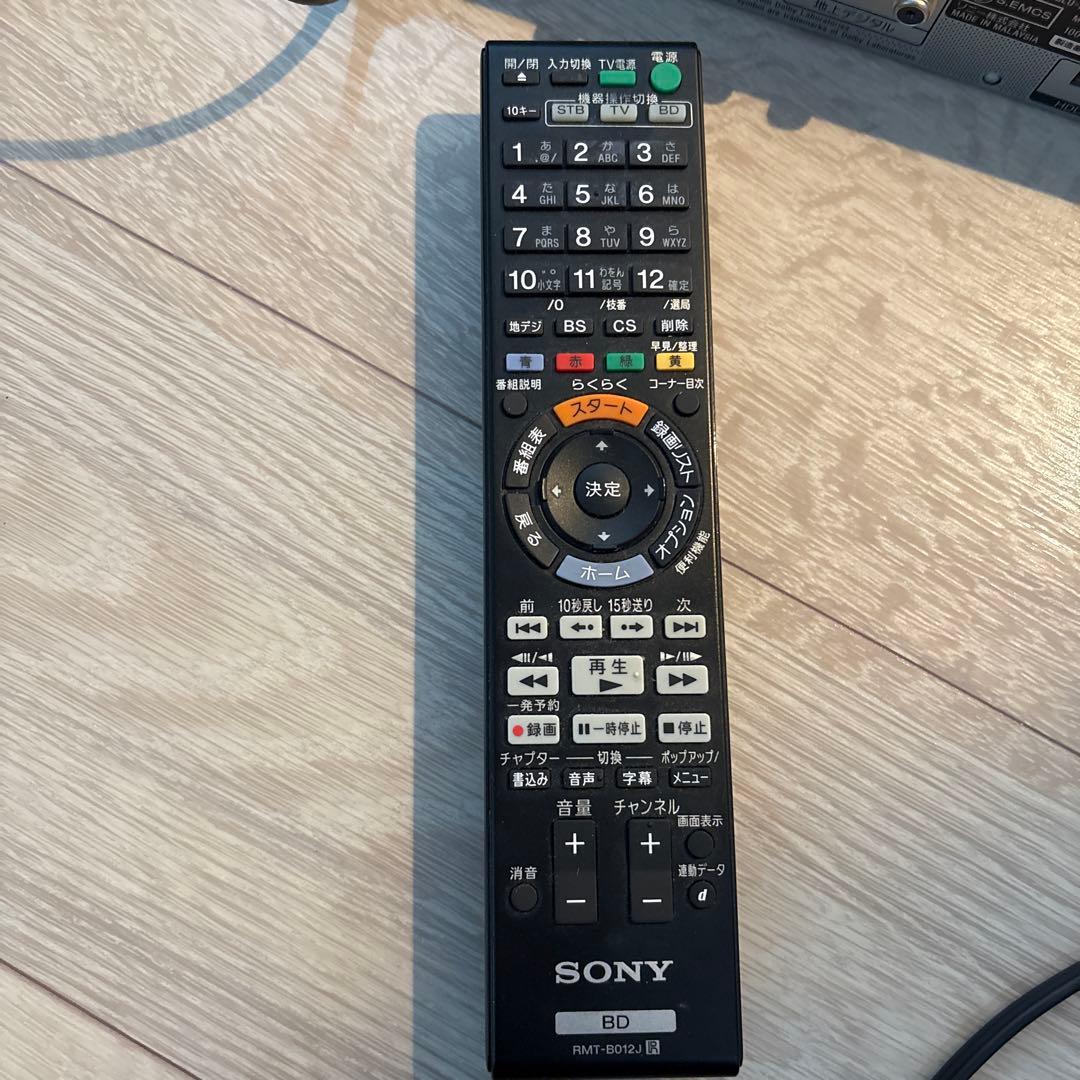 SONY Blu-rayレコーダー