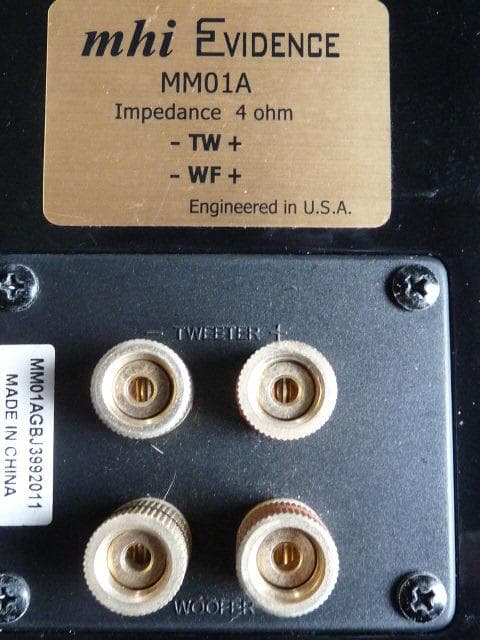 mhi Evidence エビデンス　MM01A　2ウェイスピーカー 黒