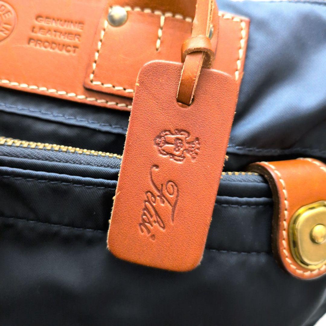 【極美品 保存袋付き】フェリージ　18-50　2WAY　ヘルメットバッグ　紺色