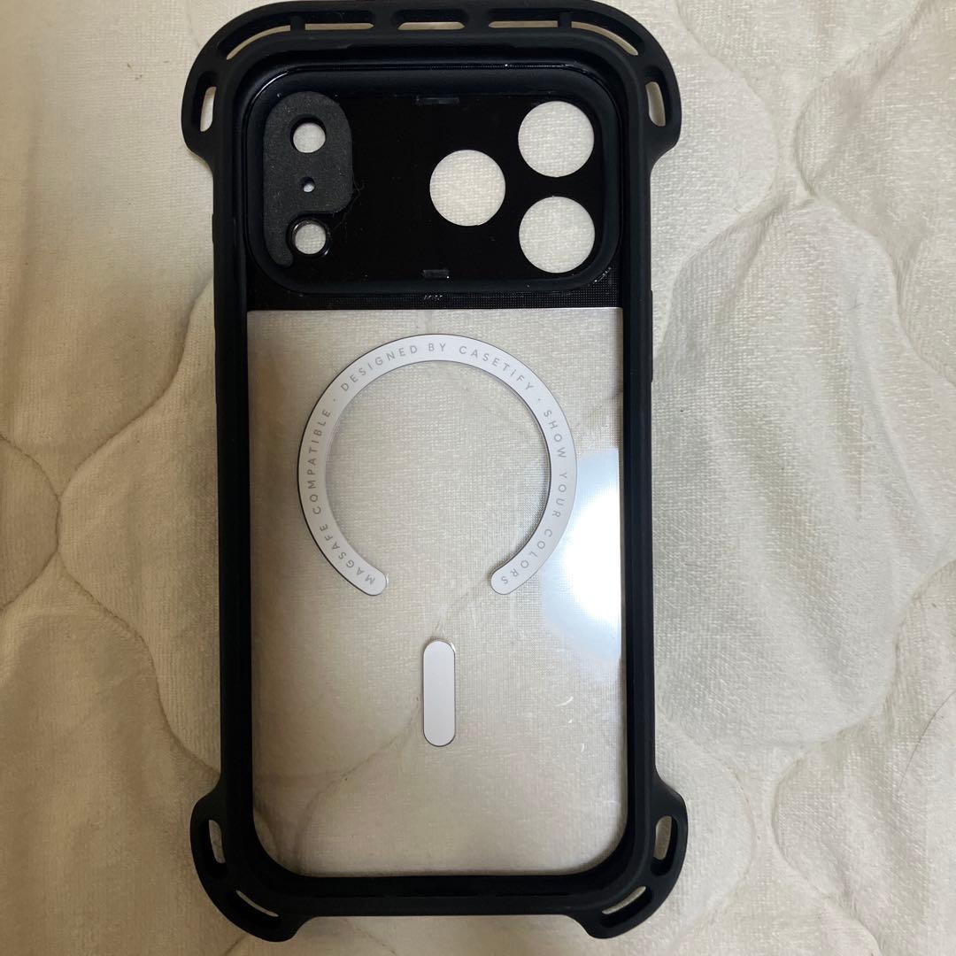 CASETIFY iPhone pro maxブラッククリアケース