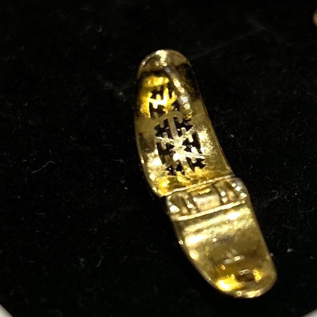 アクセサリー Ice Hoop Small Pave Gold Tom wood