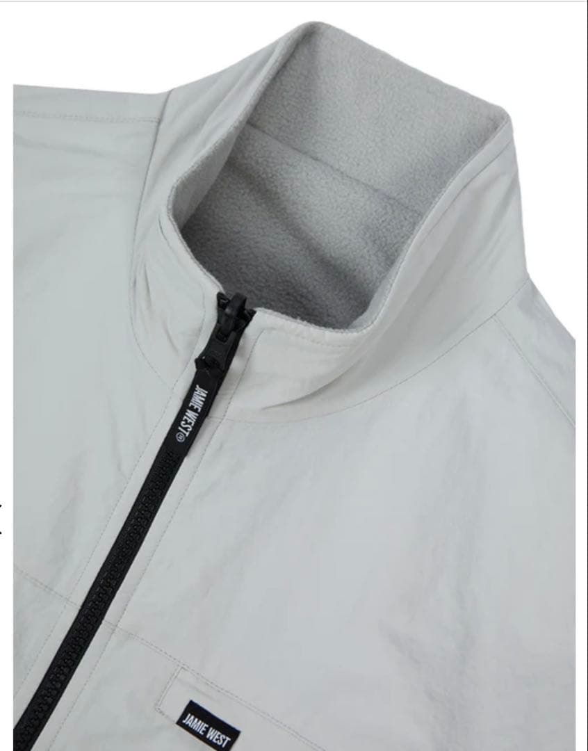 JAMIWEST フリースナイロンリバーシブルジャケット グレー新品