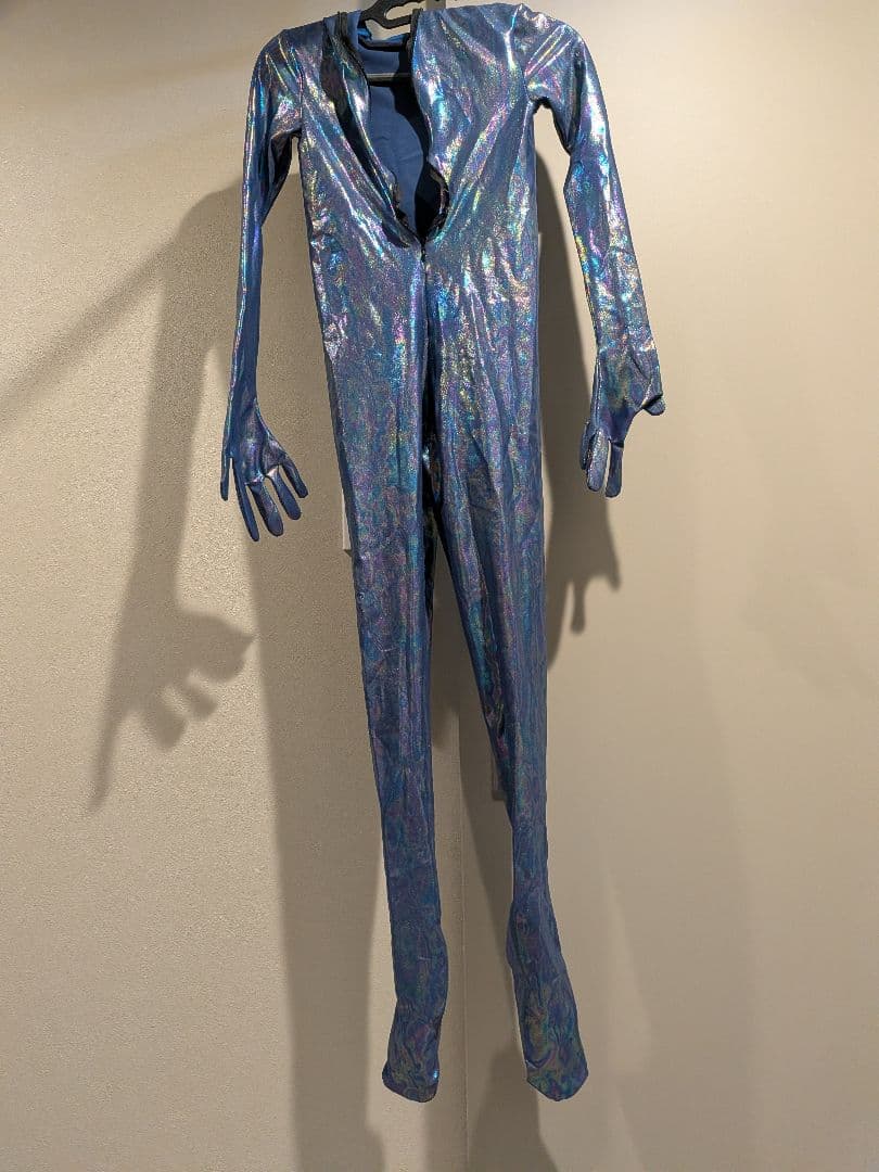 ひ*ん様 ☆　女性サイズ・光沢柄厚手全身タイツ　☆　ZENTAI、コスプレ、戦隊