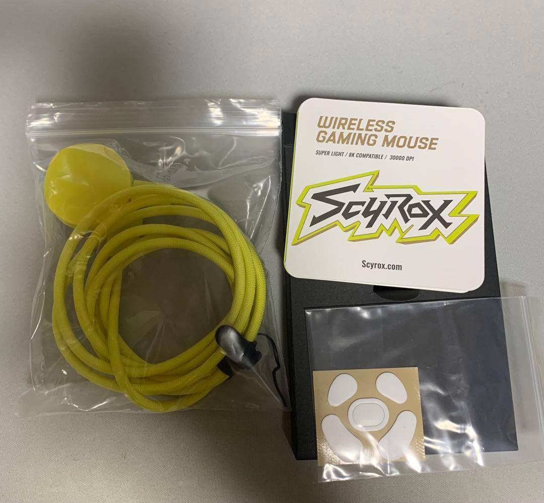 ゲーミングマウス　ScyRox V8 イエロー