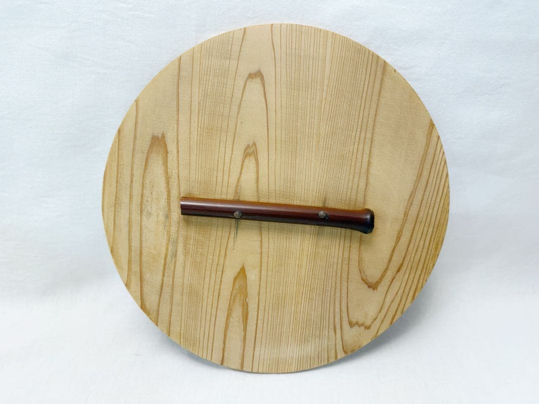 ほぼ未使用 水屋道具 織部 水屋瓶 陶印 木蓋付き 水差し