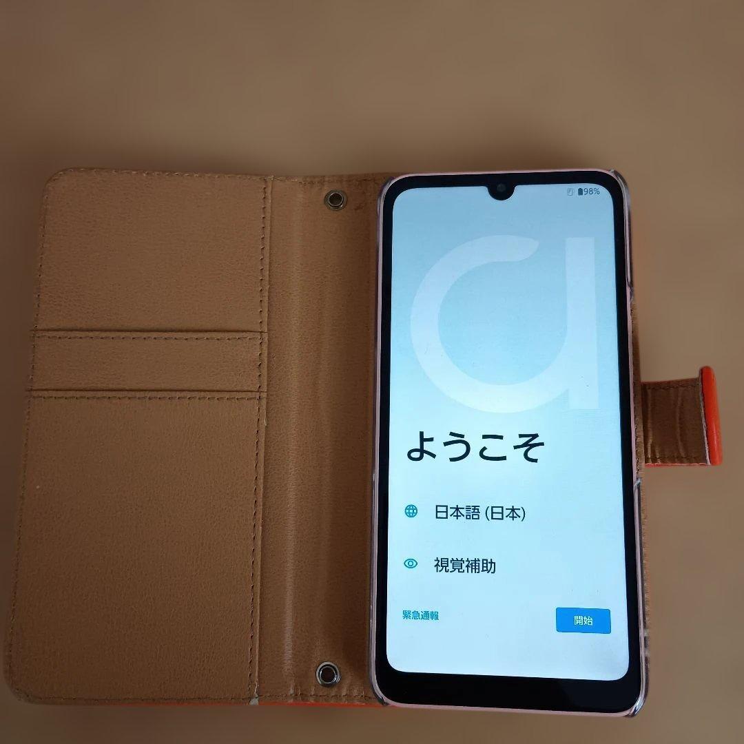 ドコモarrows スマートフォン 本体 ピンク ケース付き