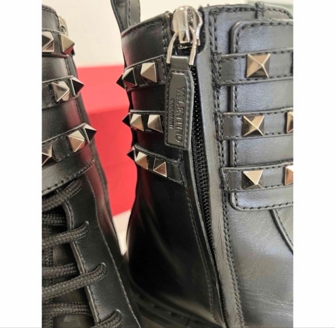 美品！ヴァレンティノ ロックスタッズショートブーツ