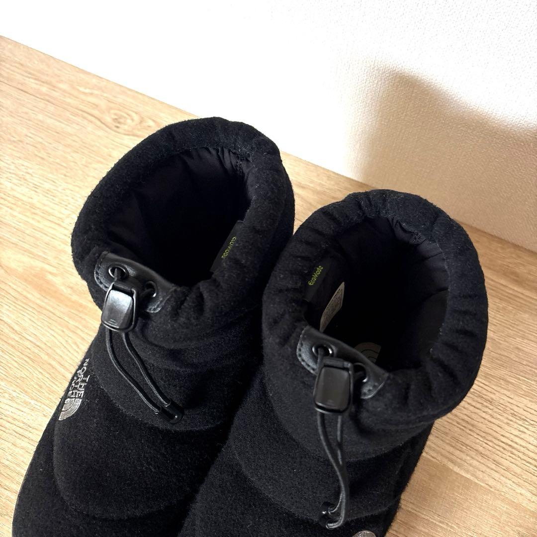 THE NORTH FACE 防水ウール ブーツ ヌプシ　ブーティ 黒　ブラック