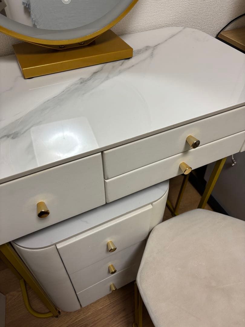 ホワイトゴールド ドレッサーセット