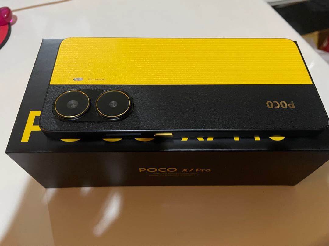 POCO X7 Pro ブラック/イエロー 本体　512GB