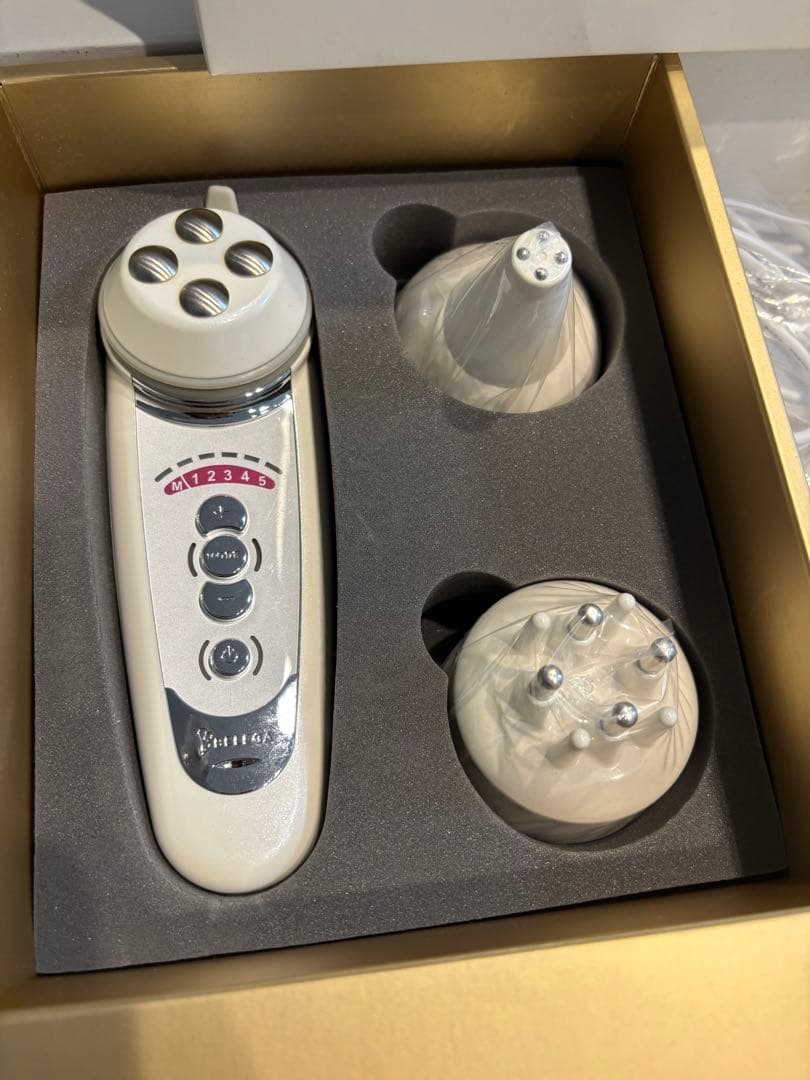 CELL CURE 4TPLUS 美顔器 AGELEB美容液、専用コットン付き