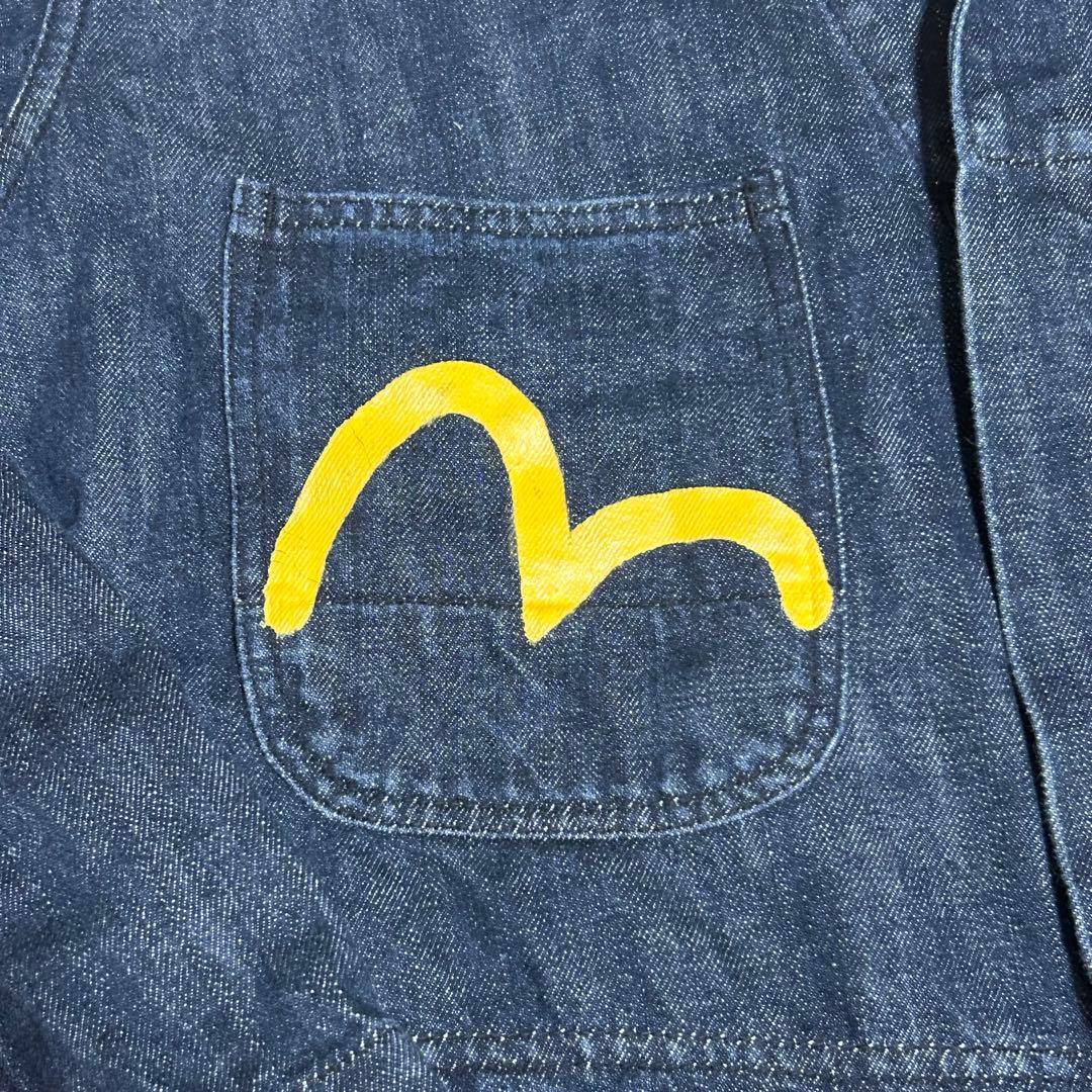 希少廃盤✨EVISU 大黒ペイント デニムつなぎ Lot.1200 44