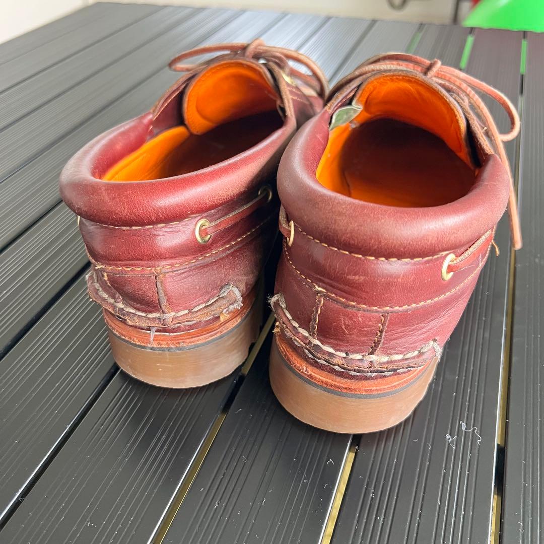 Timberlandティンバーランド／3アイレット／モカシンシューズ／7W