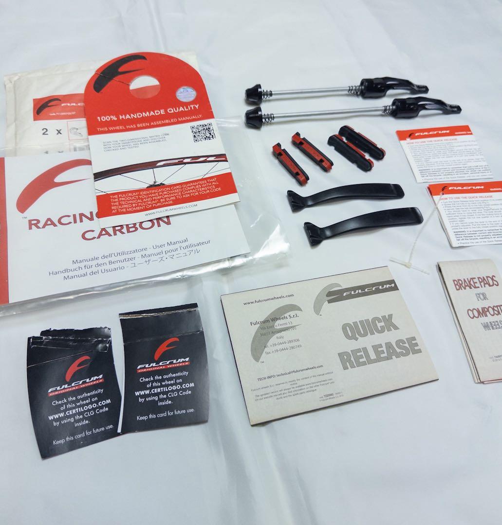 【美品】FULCRUM フルクラム レーシングクワトロ カーボン