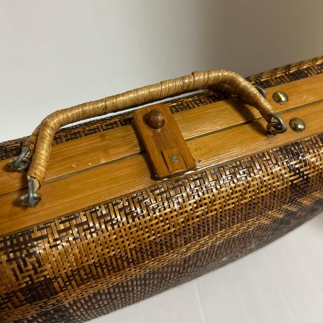 高級竹編みバッグカバン