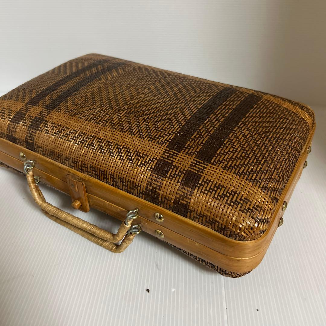 高級竹編みバッグカバン
