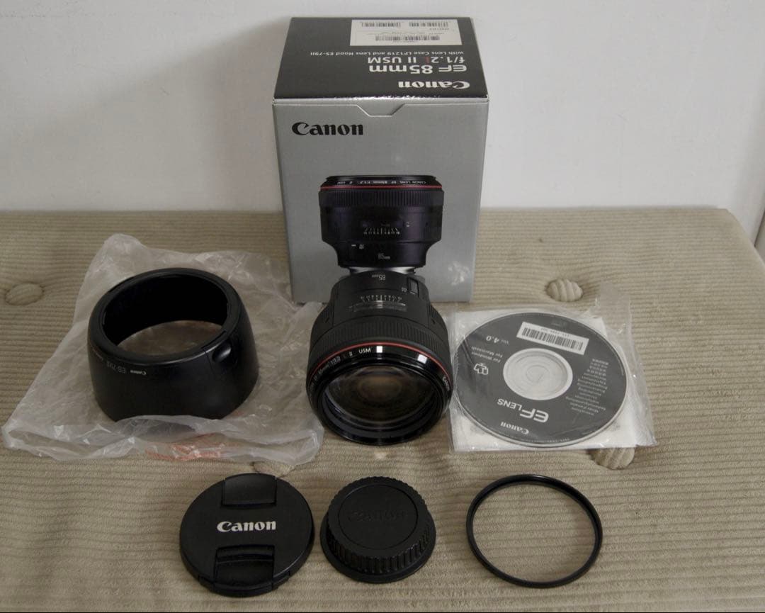 Canon EF 85mm f/1.2L II USM レンズ