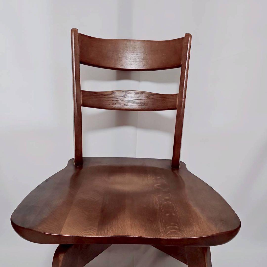 【美品】イバタインテリア グレース 回転式ダイニングチェア 1脚　飛騨家具